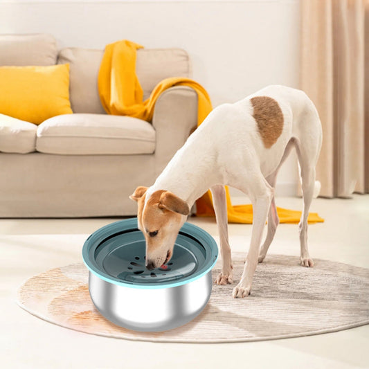 Large Capacity Stainless Steel Pet Water Bowl for Dogs and Cats