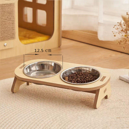 Elevated Ceramic Cat Bowl Set for Comfort and Digest Health