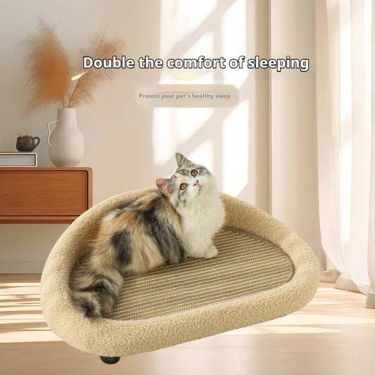 Purrfect Pet Kingdom Cat Scratch Board Cat Sofa Cat Nest Integrated Sisal Anti-da (Minimalist Sofa, Buffalo Gray) - Premium Cat Scratching