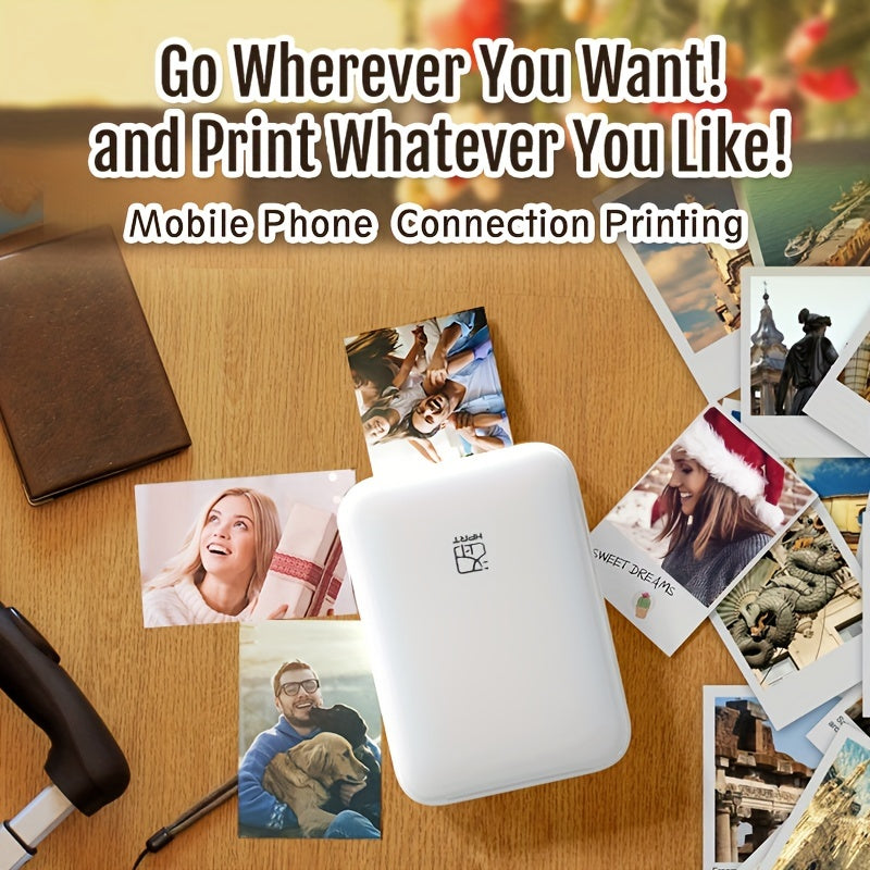 Wireless Portable Photo Printer Mini Color Printer for iOS/Android - Posters, Paintings & Prints - WooF WooF MeoW MeoW