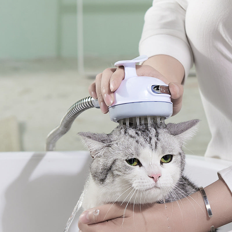 Creative dog bath, pet shower, cat massage, shower head, small