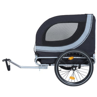 Large Folding Bike Trailer for Dogs – 66LB Capacity