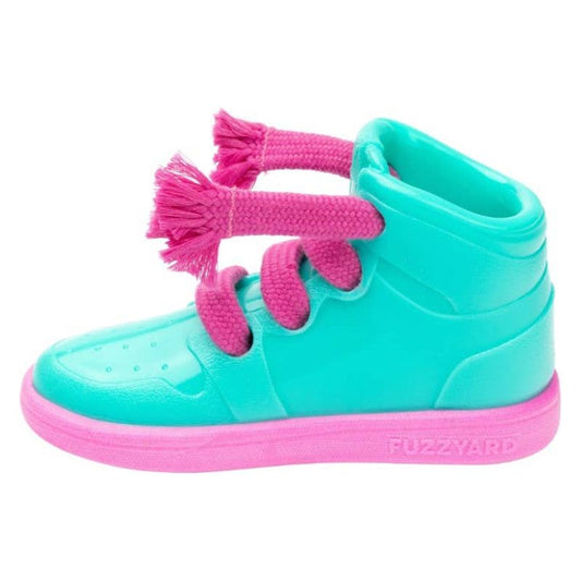 Fresh Kicks N' Licks Teal and Pink Chew Dog Toy