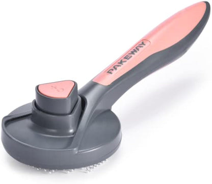 Self Cleaning Slicker Brush For Cat And Dog With Long Or