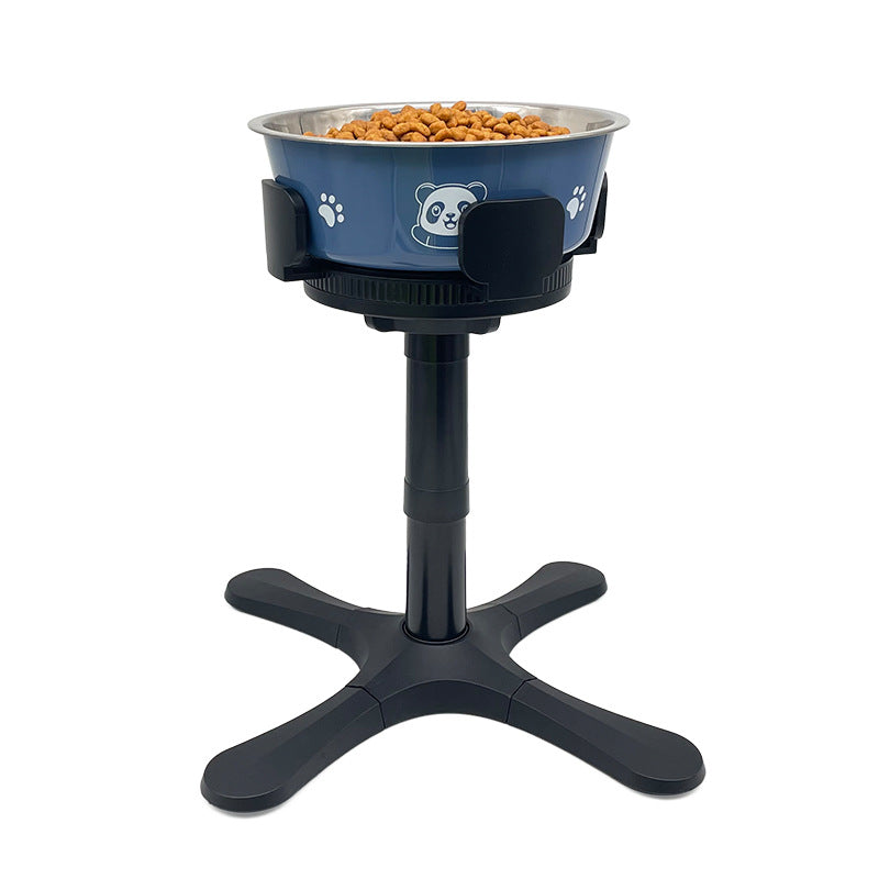 Adjustable Elevated Dog Bowl Stand: Stable Mess-Free Dining