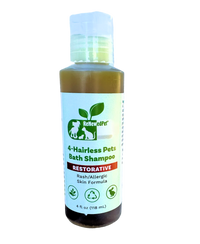 4-HAIRLESS PETS RESTORATIVE BATH SHAMPOO