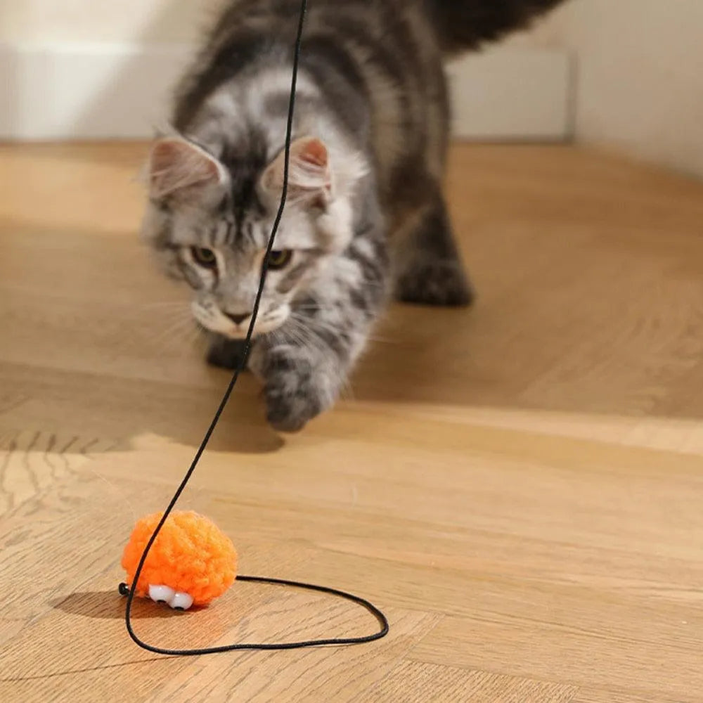 4pcs Replacement Head for Cat Teaser Funny Stick Rabbit Ball by Stevvex, colorful and fun cat toys for playful pets, price...