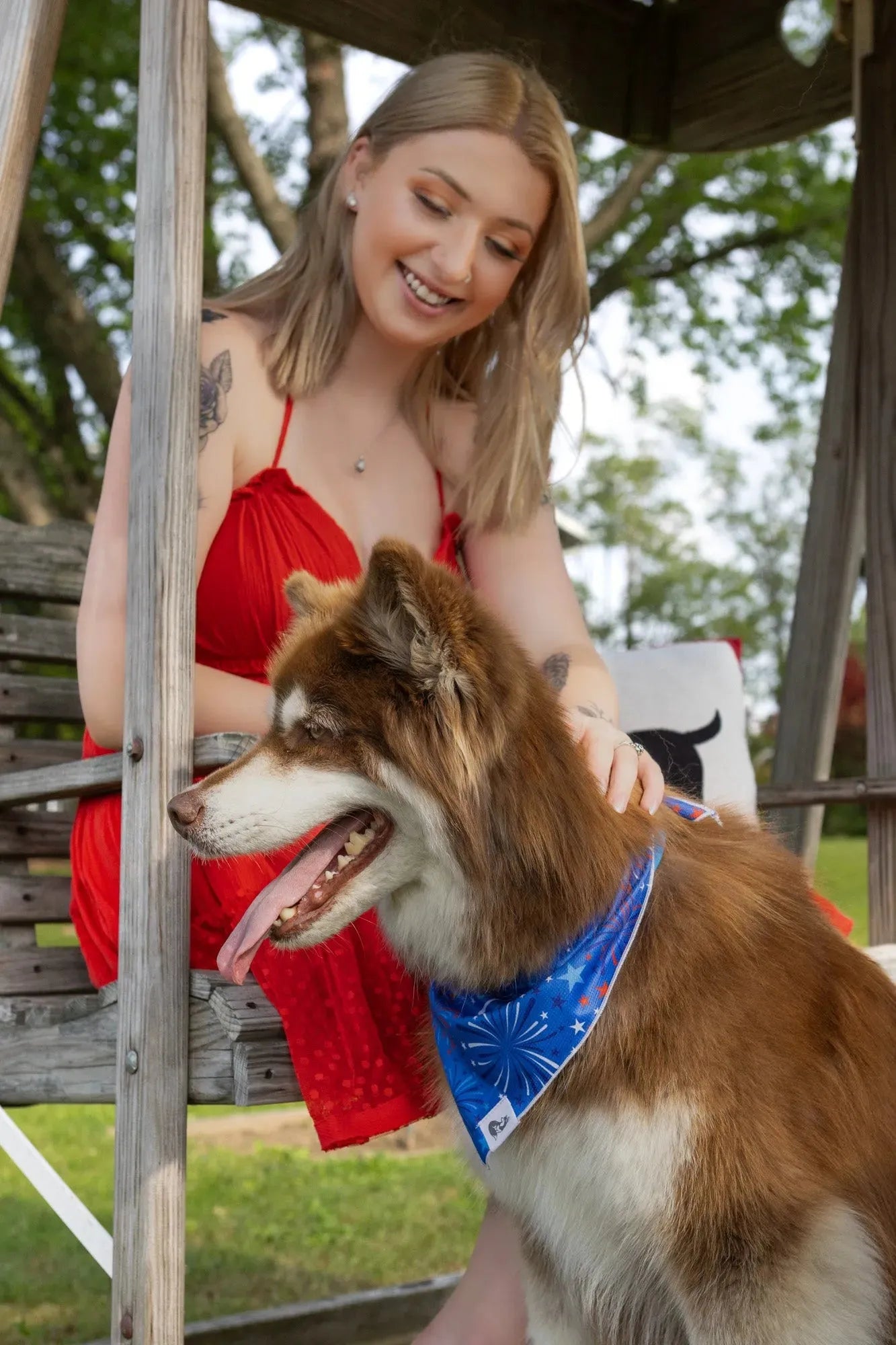 Patriotic Dog Bandana - Purrfect Pet Kingdom