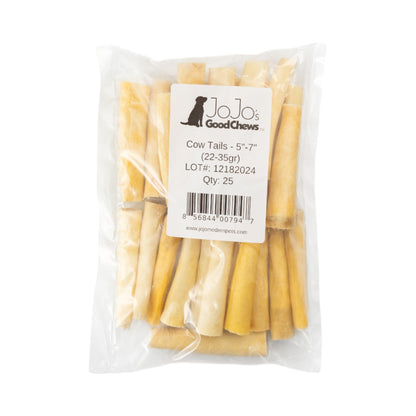 Cow Tail Dog Treats Natural Dental Chews 5-7 Inch 🦴