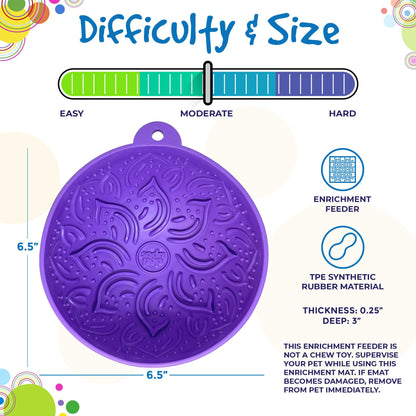 Garden of Eatin' Tipsy Bowl - Wobble Lick Mat for Dogs &