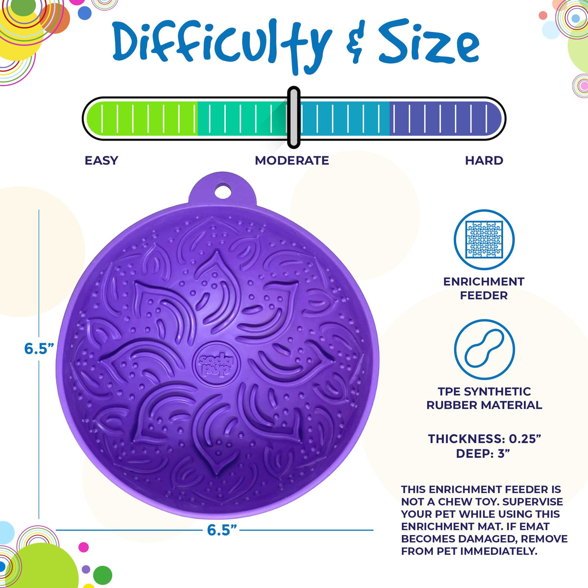 Garden Of Eatin Tipsy Bowl Wobble Lick Mat For Dogs Cats USA - gallery image 8