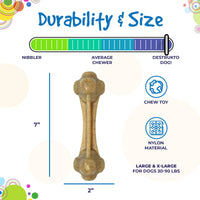 Knuckle Bone Nylon Dog Chew Toy for Aggressive Chewers | Made in USA
