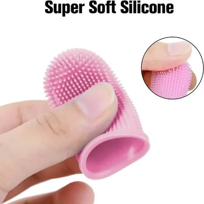 5-Pieces: Super Soft Pet Finger Toothbrush Teeth Cleaning