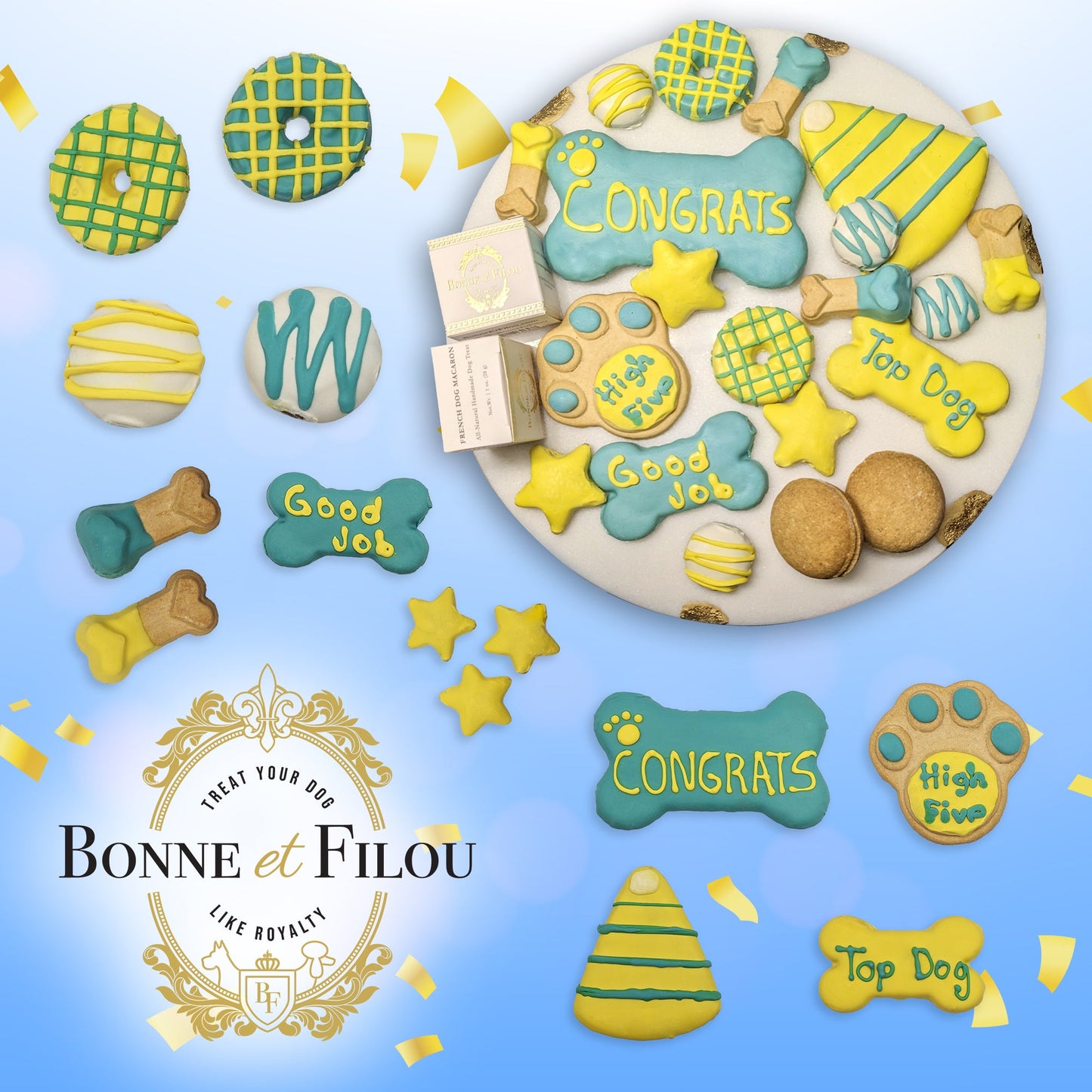 Winter Themed Dog Treats Gift Box | Purrfect Pet Kingdom