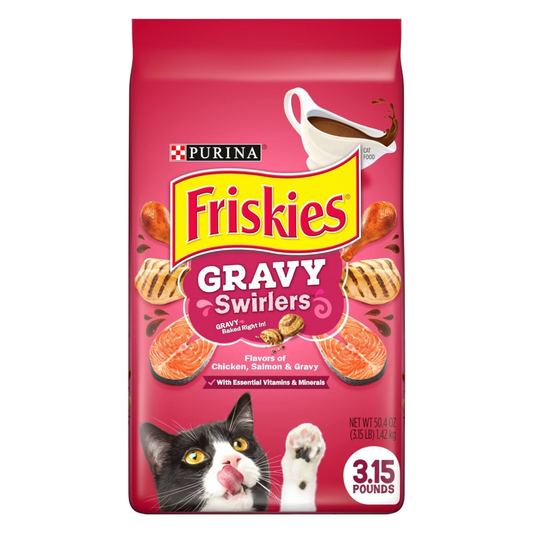 Friskies Gravy Swirlers Premium Dry Cat Food by Farmacias