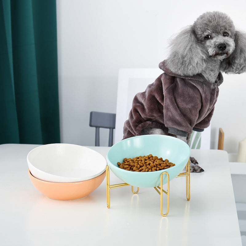 Luxury Ceramic Raised Pet Bowl