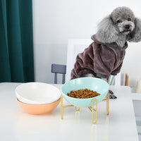 Luxury Ceramic Raised Pet Bowl