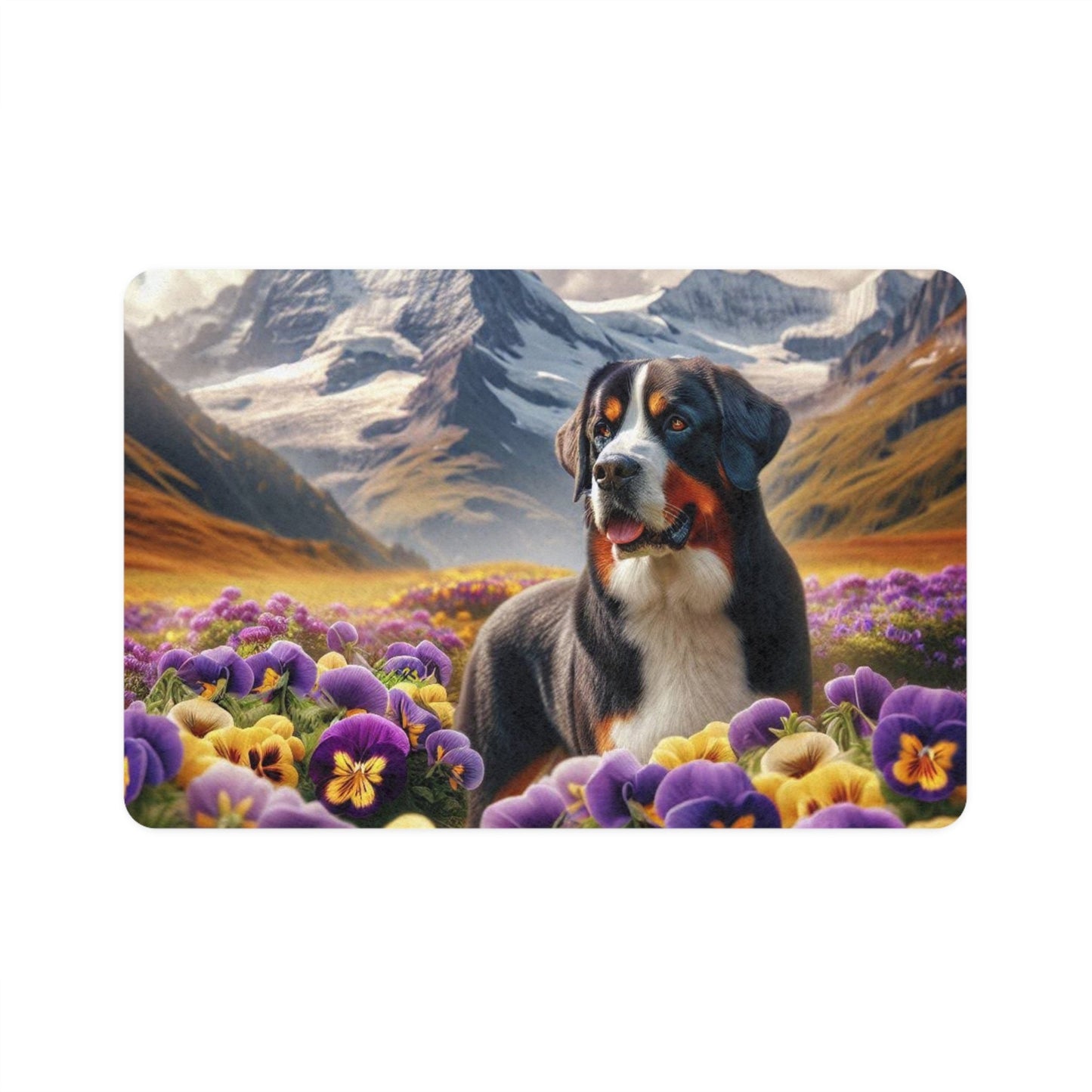 Pet Food Mat (12x18) - Greater Swiss Mountain Dog