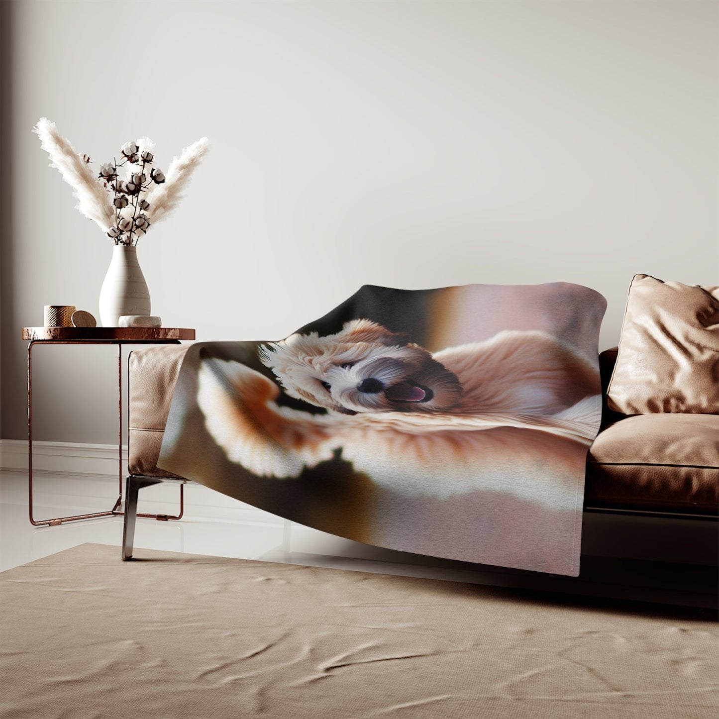 Soft Coated Wheaten Terrier Sweatshirt Blanket