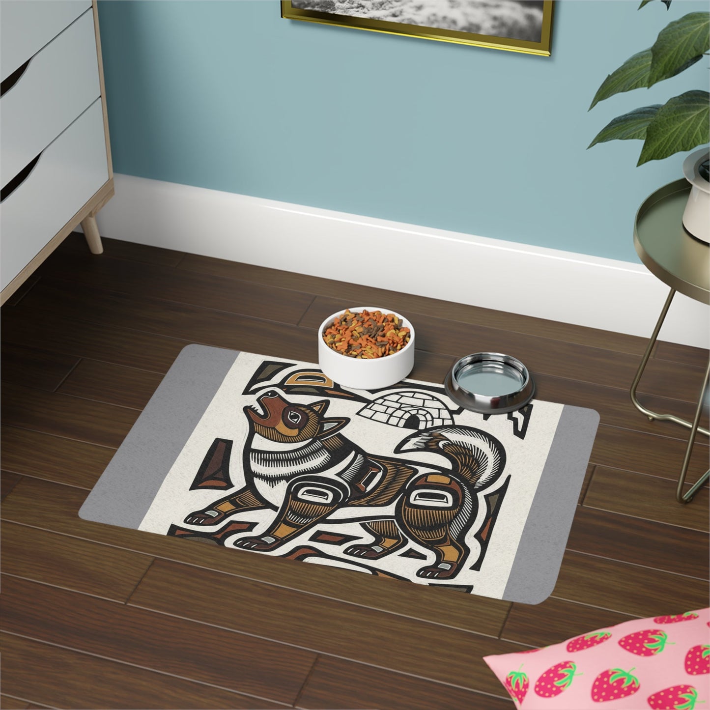 Pet Food Mat (12x18) - Canadian Eskimo Dog