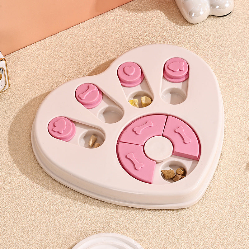 Interactive Slow Feeder Dog Bowl - Puzzle Toy for Pets - Purrfect Pet Kingdom