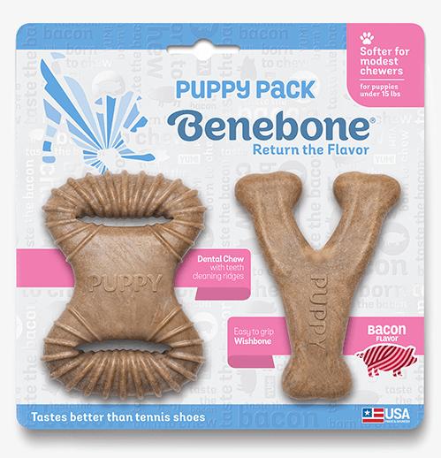 Benebone Pack Dental Chew & Wishbone 2 Pack Puppy