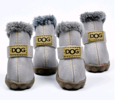 Dog Thick Snow Boots Keep Warm Teddy Autumn And Winter VIP