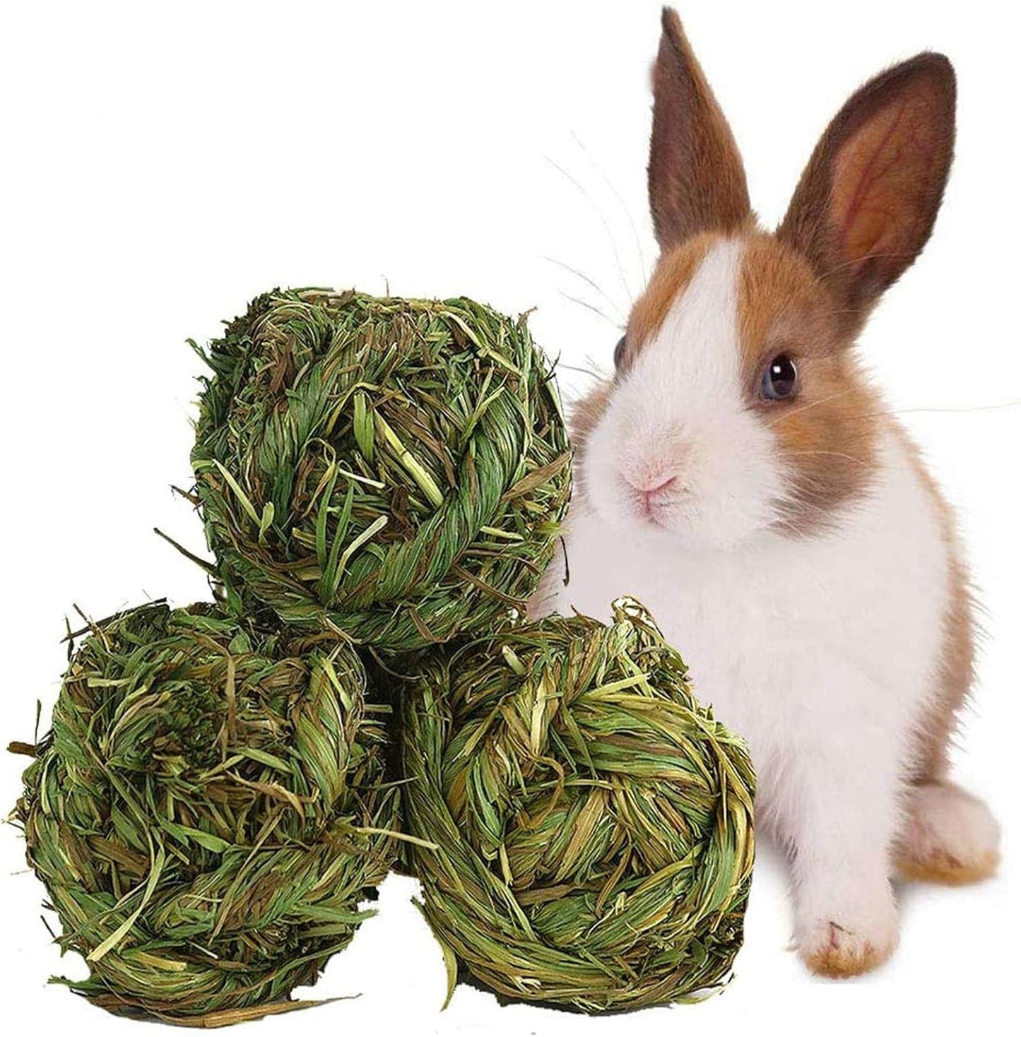 Get Your Furry Friends Hopping with Our Timothy Grass Chew Ball – Perfect Playtime for Bunnies, Hamsters, and Guinea Pigs! 🐰🐹🥳