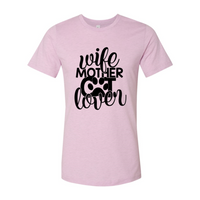 Wife Mother Cat Lover T-Shirt