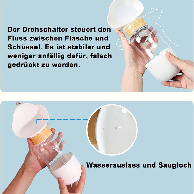 Dog Water Bottle For Outdoor Use Portable Companion Cup Plas