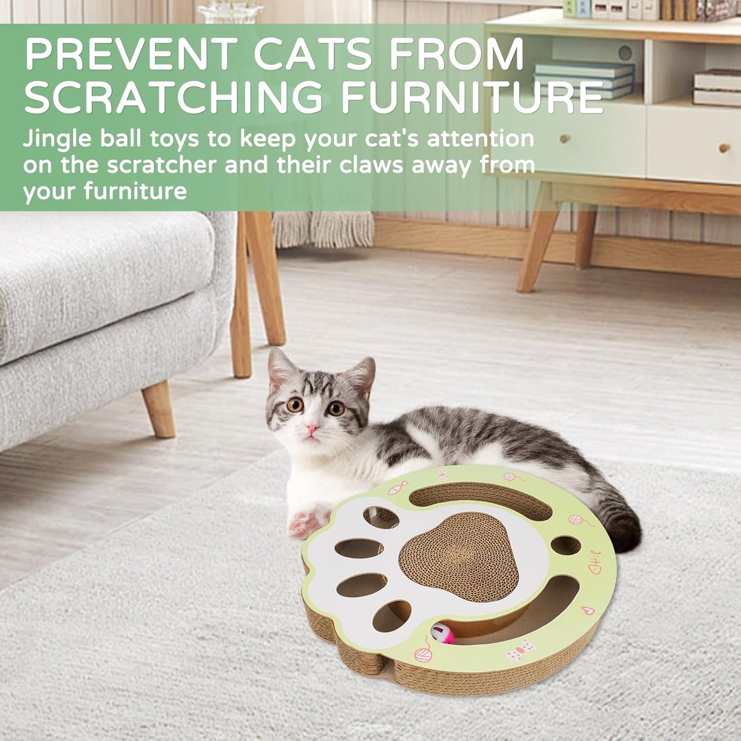 Cat Claw Scratch Pad Cat Round Cat Scratcher Cardboard Toys