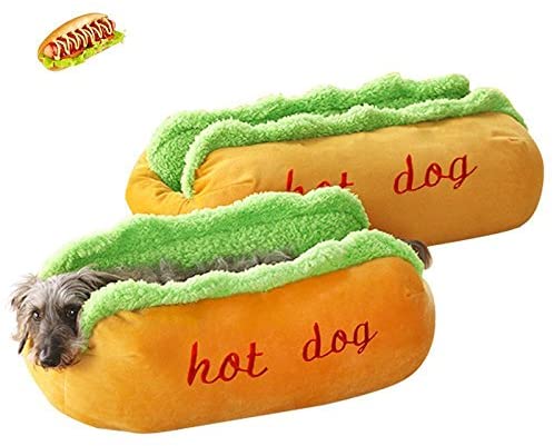 Hot Dog Shaped Pet Bed - Purrfect Pet Kingdom