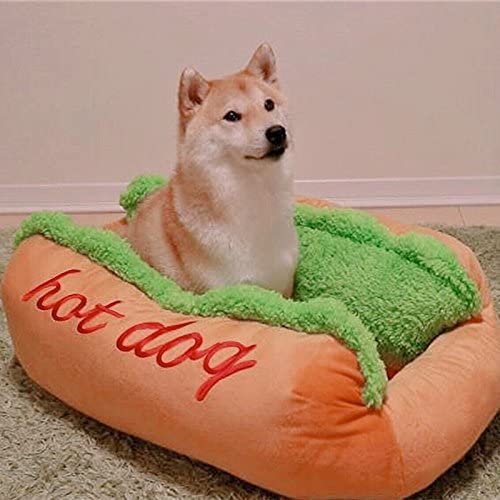Hot Dog Shaped Pet Bed - Purrfect Pet Kingdom