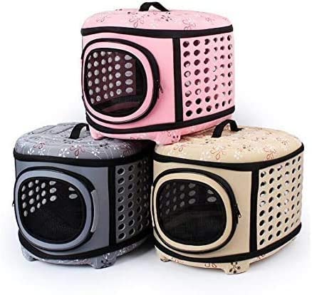 Foldable Pet Dog Cat Puppy Handbag Carrier Cage - Purrfect Pet Kingdom