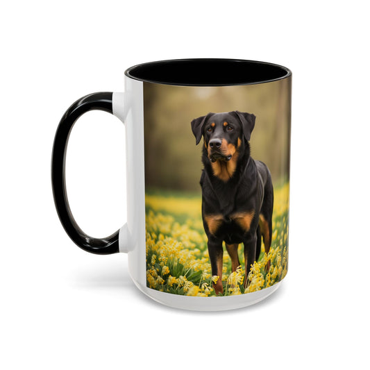 Beauceron Accent Coffee Mug - Perfect Gift for Dog Lovers
