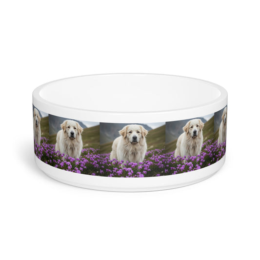 Pyrenean Mountain Dog Pet Bowl