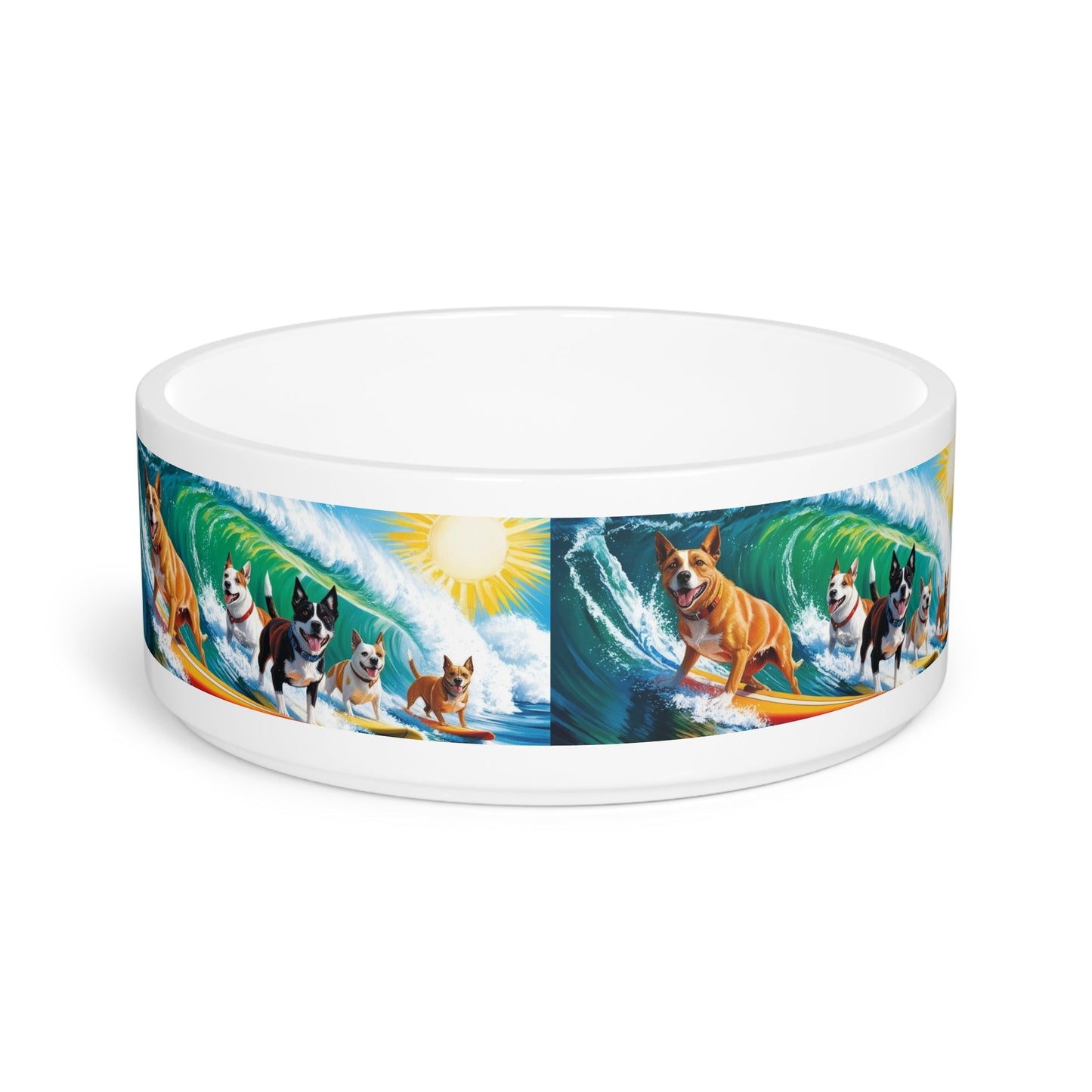 Surf Dogs Pet Bowl