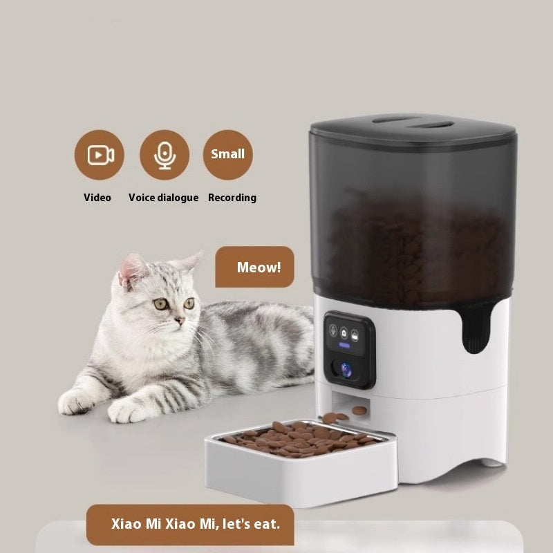 Pet Zen Smart WiFi Auto Feeder With HD Camera For Pet Care