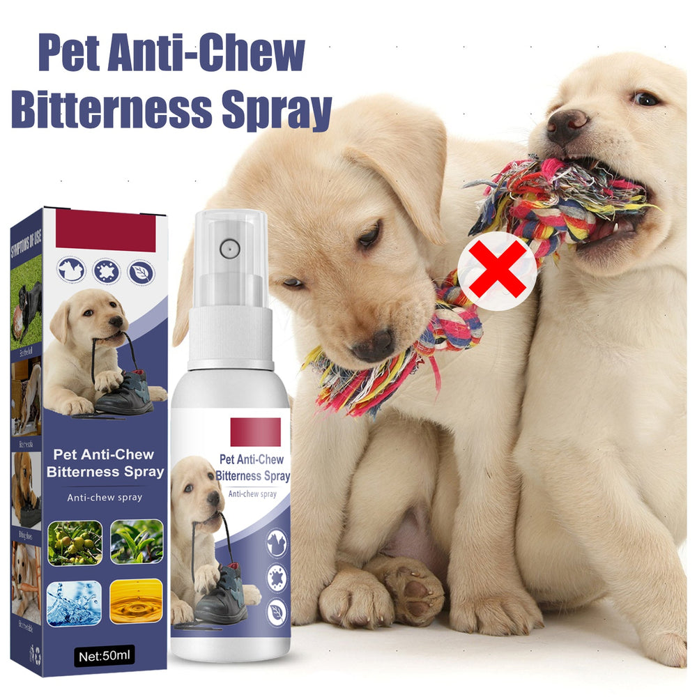 Pet Bitter Anti-Biting Spray, Prevent Dogs Chewing Table And