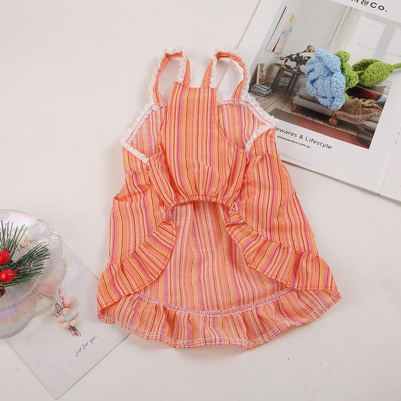 Pet Clothing Skirt Cute Dog Princess Skirt Small and Medium sized Dog Teddy Dog Pet Clothing - Purrfect Pet Kingdom