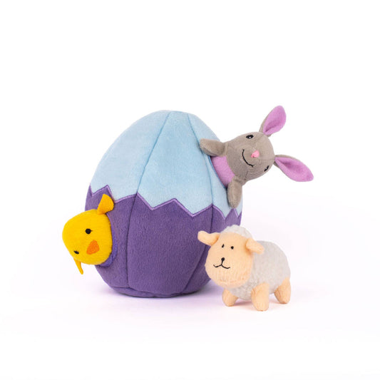 Easter Egg and Friends Burrow Interactive Dog Toy