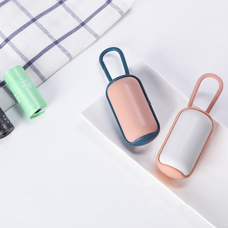 Poop Bag Holder - Portable Pet Waste Garbage Bag Dispenser