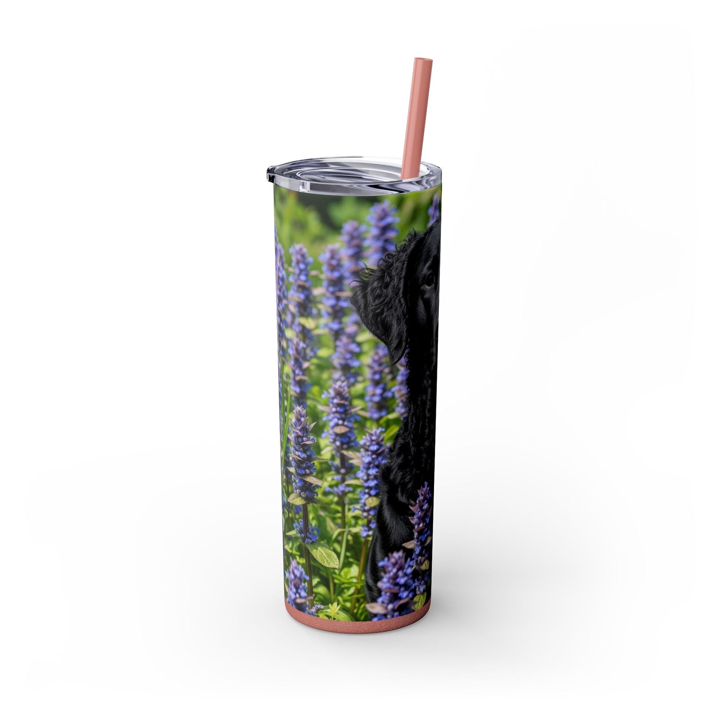Curly Coated Retriever Tumbler with Straw, 20oz
