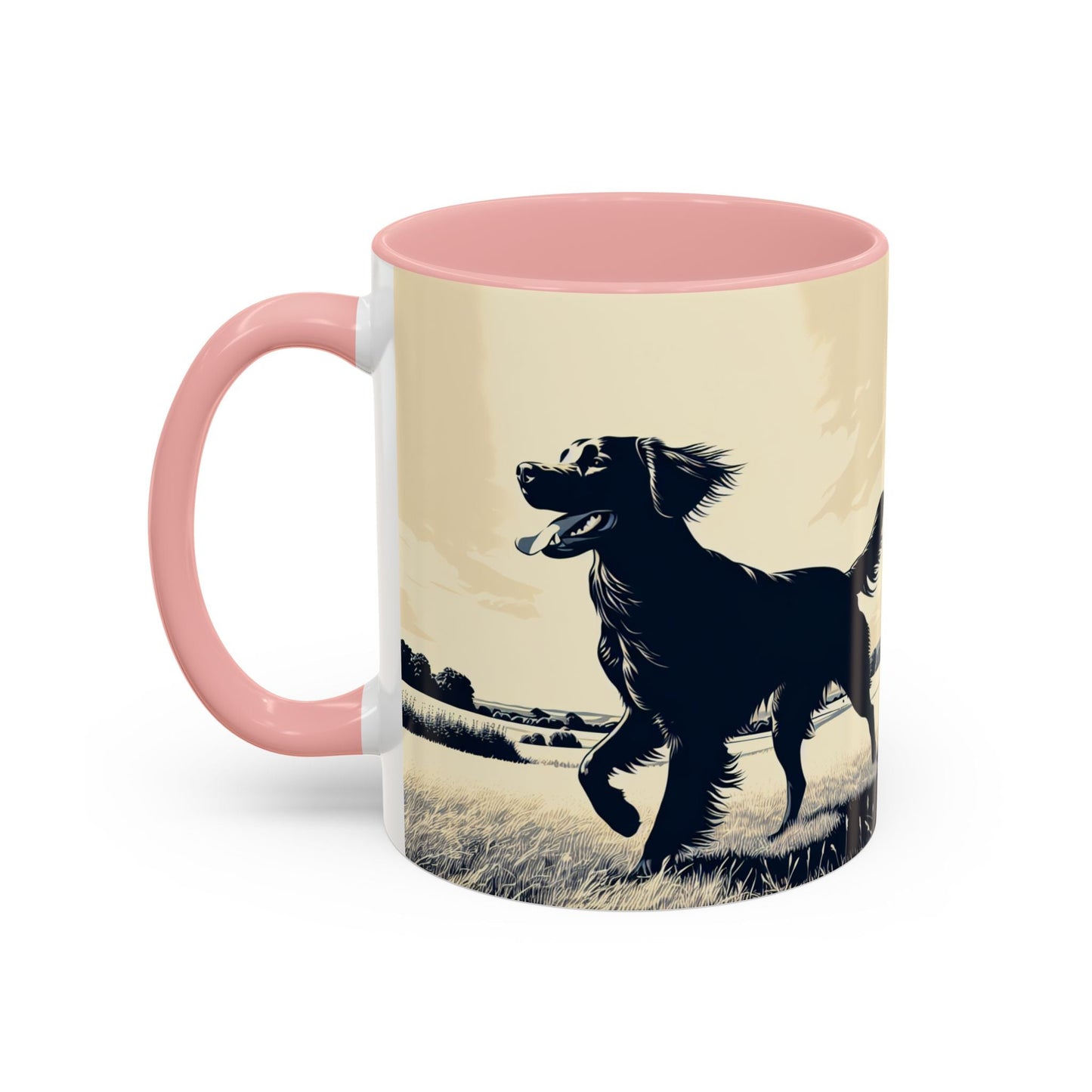 Flat Coated Retriever Accent Coffee Mug - Perfect Gift for