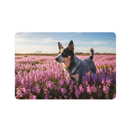 Pet Food Mat (12x18) - Australian Stumpy Tail Cattle Dog