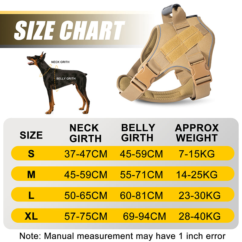 Tactical dog vest: for large dogs (German Shepherd, Golden Retriever) – training, military-style accessories. - Purrfect Pet Kingdom