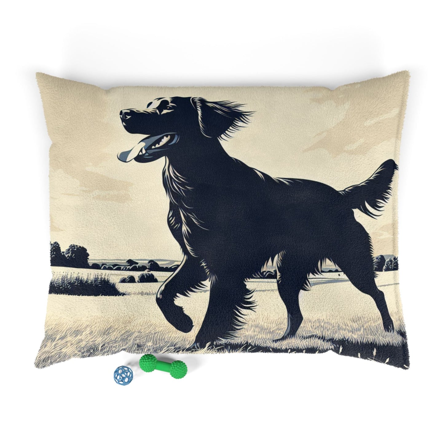Flat Coated Retriever Pet Bed