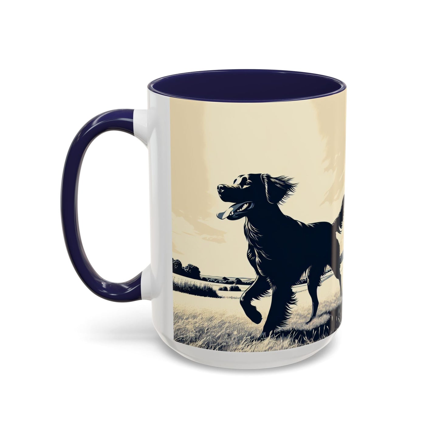 Flat Coated Retriever Accent Coffee Mug - Perfect Gift for
