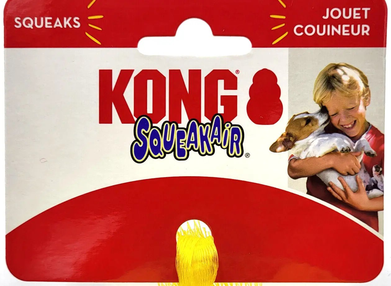 KONG® Squeakair Tennis Ball Small 3Pk Squeaky Fetch