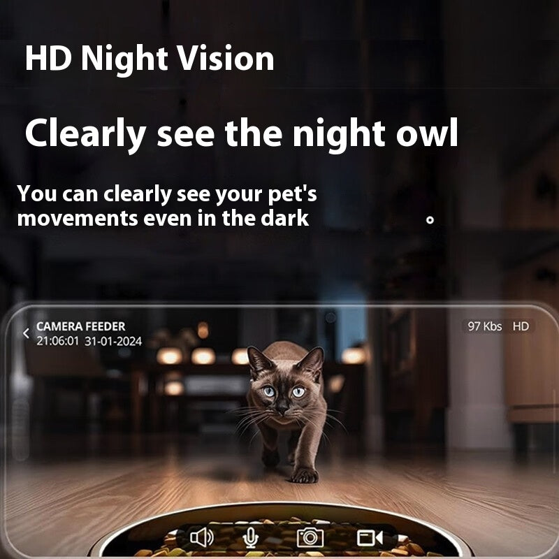 Automatic Pet Feeder Intelligent Remote Video Control